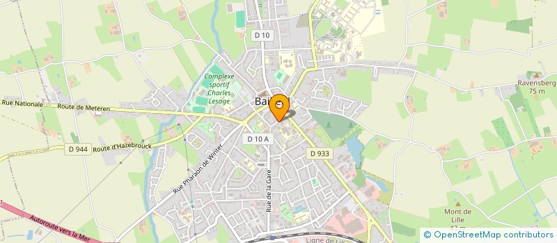 localisation de l'entreprise MADAME MIREILLE HOUVENAGHEL à BAILLEUL