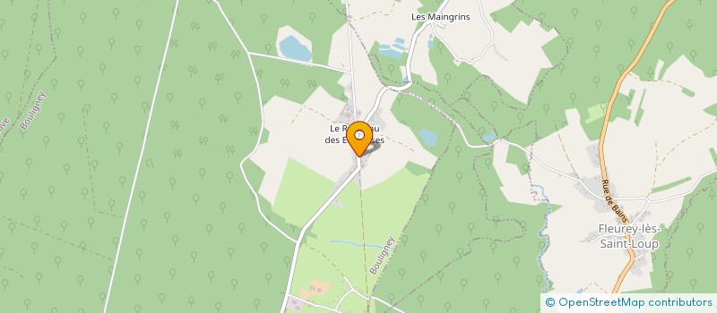 localisation de l'entreprise MADAME MIREILLE JAMAIN  BOULIGNEY