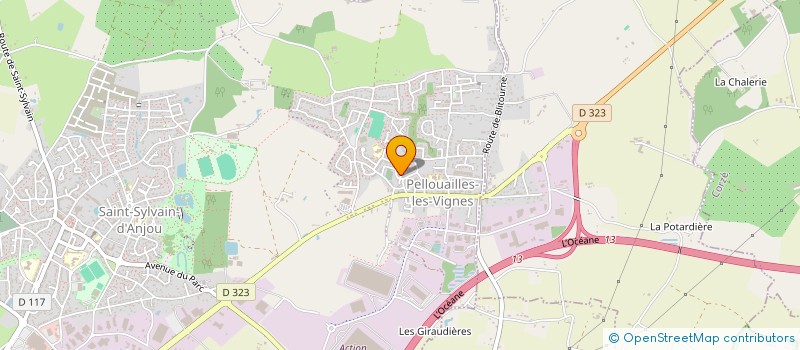 localisation de l'entreprise MADAME MIREILLE JAROS  VERRIERES-EN-ANJOU