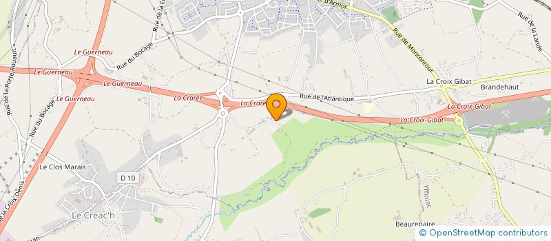 localisation de l'entreprise MADAME MIREILLE JAVENA  TREGUEUX