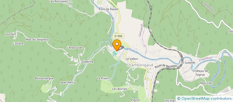 localisation de l'entreprise MADAME MIREILLE JEAN à CHAMBORIGAUD