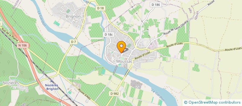 localisation de l'entreprise MADAME MIREILLE JEANJEAN  MOUSSAC