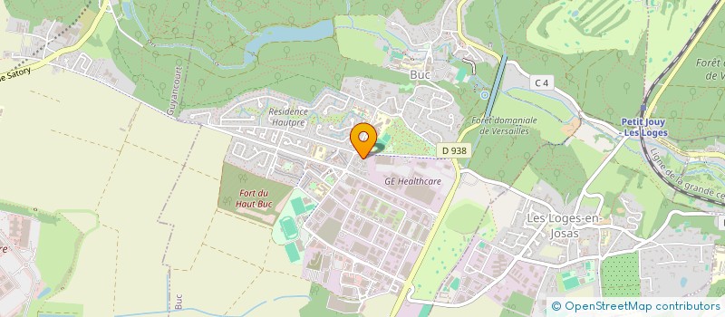 localisation de l'entreprise MADAME MIREILLE JEANNEAU  BUC