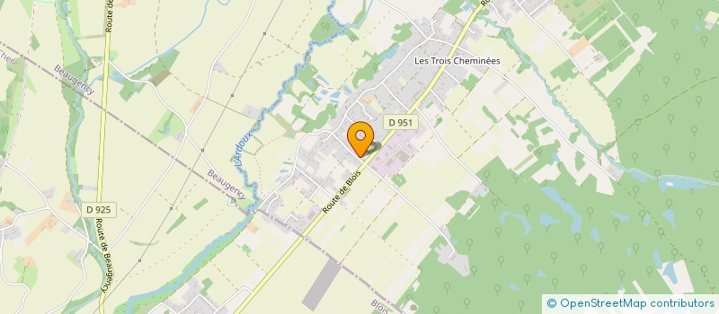 localisation de l'entreprise MADAME MIREILLE JESTIN à LAILLY-EN-VAL