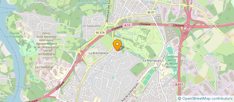localisation de l'entreprise MADAME MIREILLE JOUAN à CARQUEFOU