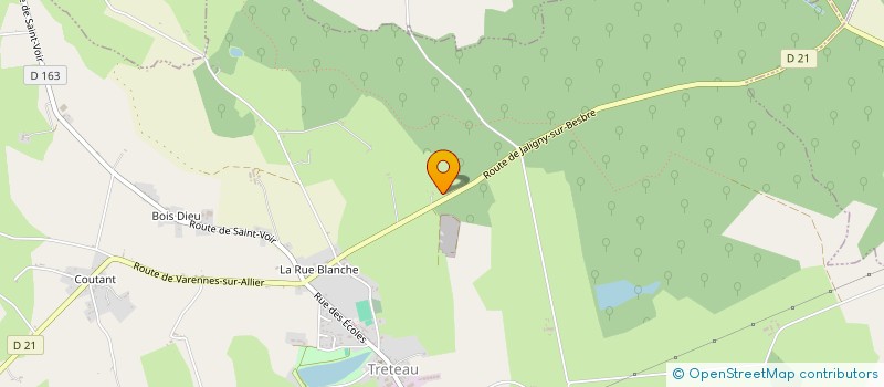 localisation de l'entreprise MADAME MIREILLE JOUANAUD à TREZELLES