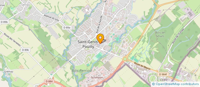 localisation de l'entreprise MADAME MIREILLE KENFACK DJAGOUM à SAINT-GENIS-POUILLY