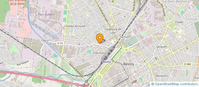 localisation de l'entreprise MADAME MIREILLE KIFUBA KITANA  REIMS