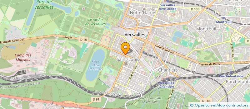 localisation de l'entreprise MADAME MIREILLE KUNTZ à VERSAILLES