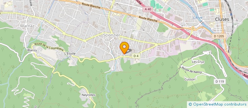 localisation de l'entreprise MADAME MIREILLE LACROIX à SCIONZIER