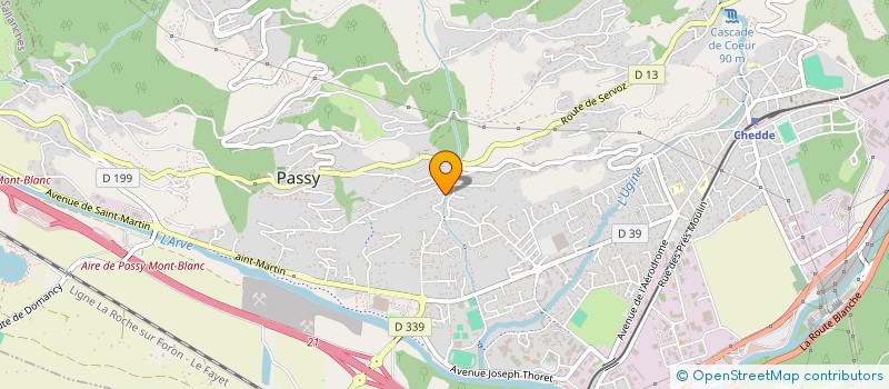 localisation de l'entreprise MADAME MIREILLE LAGRENEE à PASSY