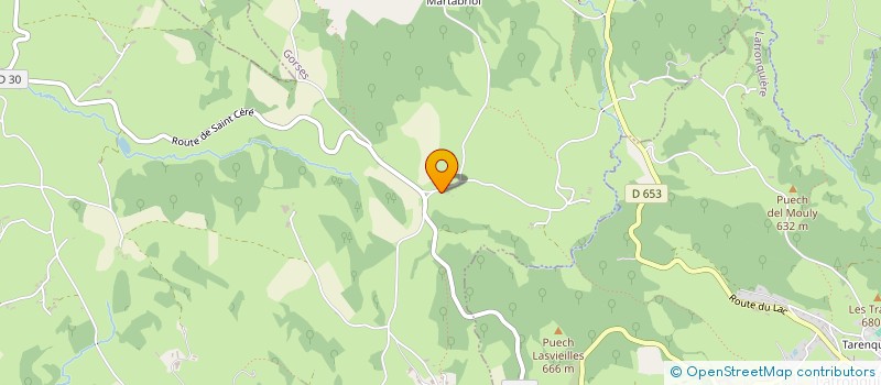 localisation de l'entreprise MADAME MIREILLE LANDES  GORSES