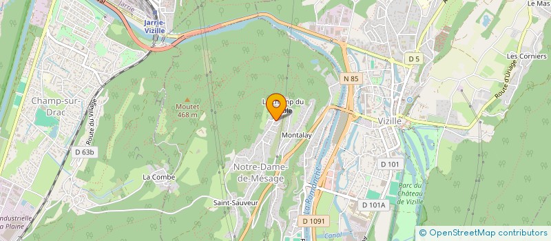 localisation de l'entreprise MADAME MIREILLE LARCHER  NOTRE-DAME-DE-MESAGE