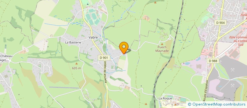 localisation de l'entreprise MADAME MIREILLE LAUDINAT  ONET-LE-CHATEAU