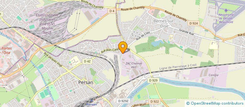 localisation de l'entreprise MADAME MIREILLE LE BERQUIER  PERSAN