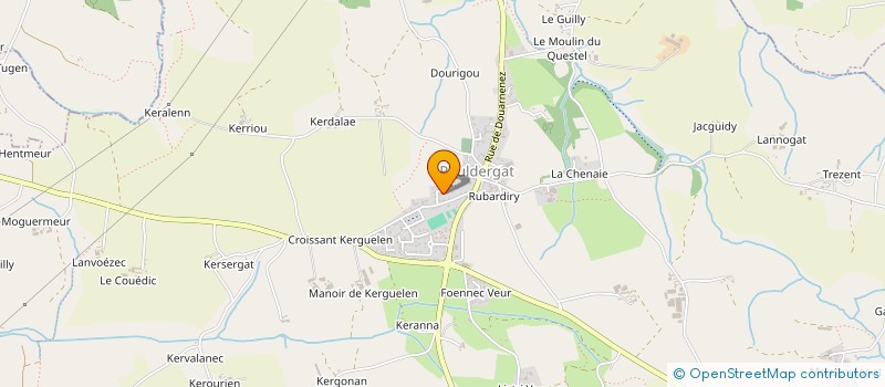 localisation de l'entreprise MADAME MIREILLE LE BOT  POULDERGAT