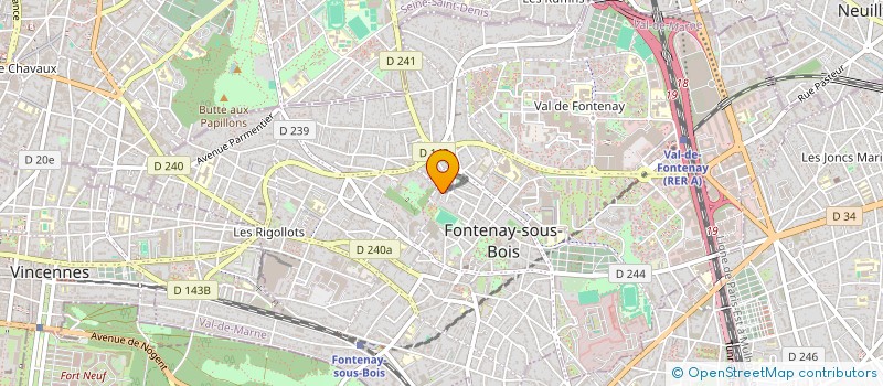 localisation de l'entreprise MADAME MIREILLE LE CORRE  PARIS