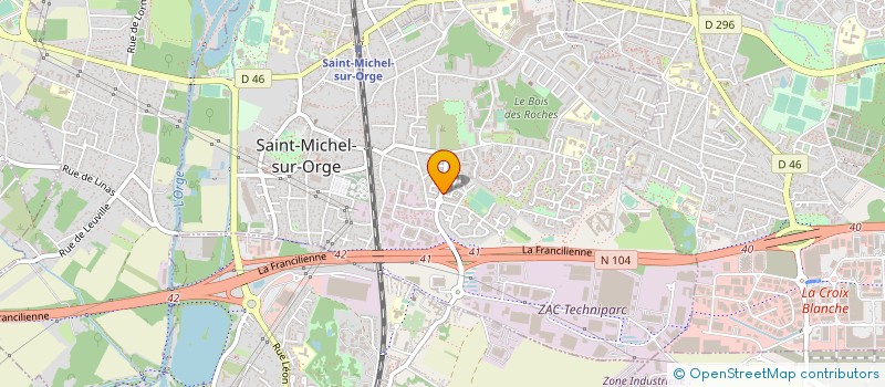 localisation de l'entreprise MADAME MIREILLE LE-SAUTER à SAINT-MICHEL-SUR-ORGE