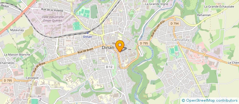 localisation de l'entreprise MADAME MIREILLE LE TRIONNAIRE à DINAN
