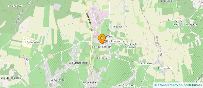localisation de l'entreprise MADAME MIREILLE LEBLOIS à VOUVRAY