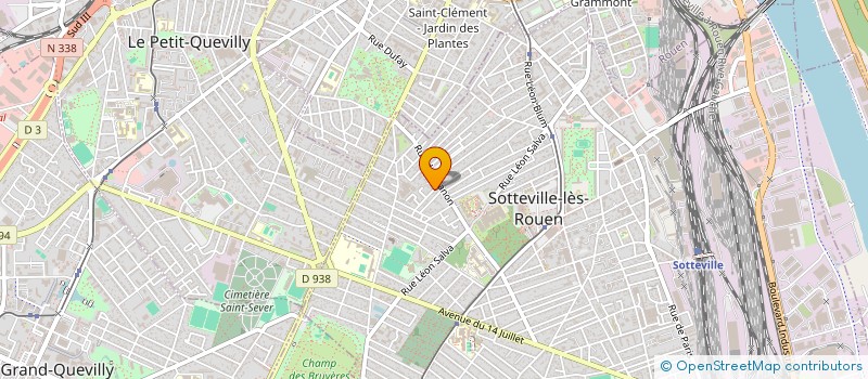 localisation de l'entreprise MADAME MIREILLE LECARPENTIER à SOTTEVILLE-LES-ROUEN