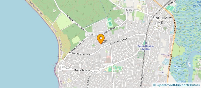 localisation de l'entreprise MADAME MIREILLE LECOCQ à SAINT-HILAIRE-DE-RIEZ