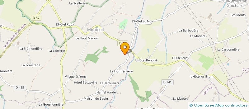localisation de l'entreprise MADAME MIREILLE LEGIONNET  MUNEVILLE-LE-BINGARD