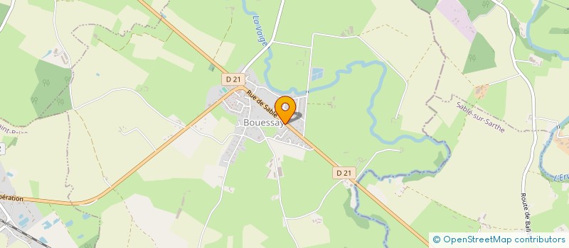 localisation de l'entreprise MADAME MIREILLE LEMARIE  BOUESSAY