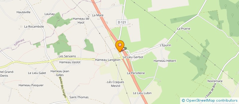 localisation de l'entreprise MADAME MIREILLE LEVAUFRE à BRIX