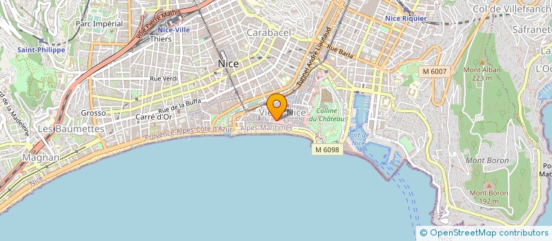 localisation de l'entreprise MADAME MIREILLE MAGNAN à NICE