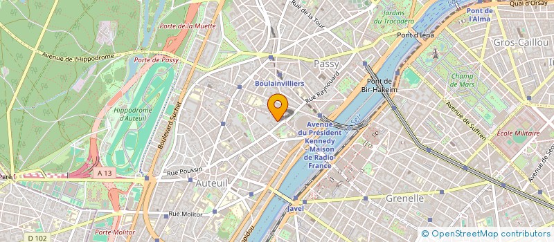 localisation de l'entreprise MADAME MIREILLE MAIGROT à PARIS