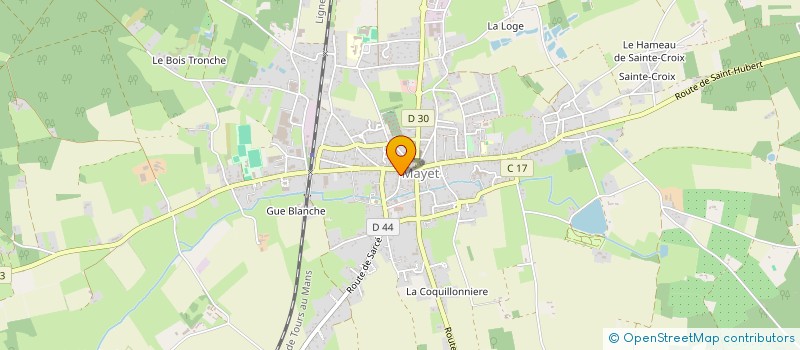 localisation de l'entreprise MADAME MIREILLE MANCEAU  MAYET