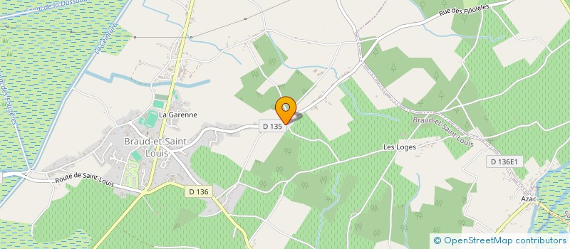 localisation de l'entreprise MADAME MIREILLE MAONDA  BRAUD-ET-SAINT-LOUIS