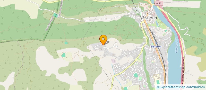 localisation de l'entreprise MADAME MIREILLE MARIE  SISTERON