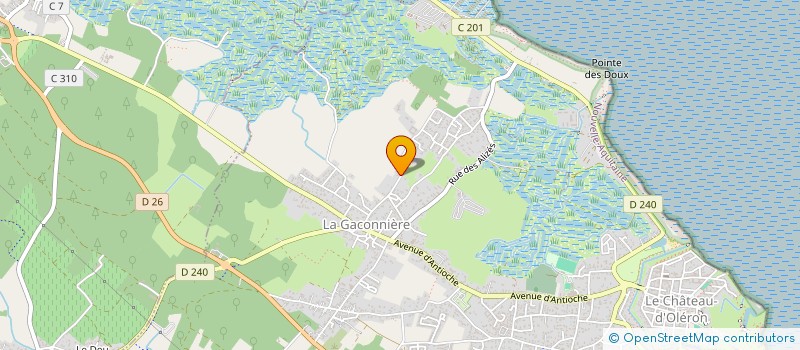 localisation de l'entreprise MADAME MIREILLE MARQUET à LE CHATEAU-D'OLERON