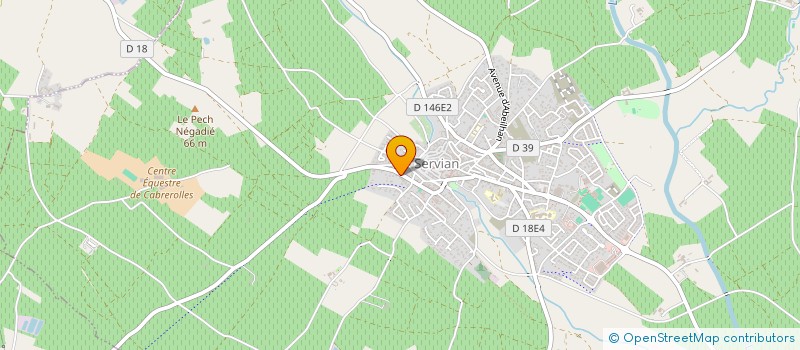 localisation de l'entreprise MADAME MIREILLE MARTIN à LIEURAN-LES-BEZIERS