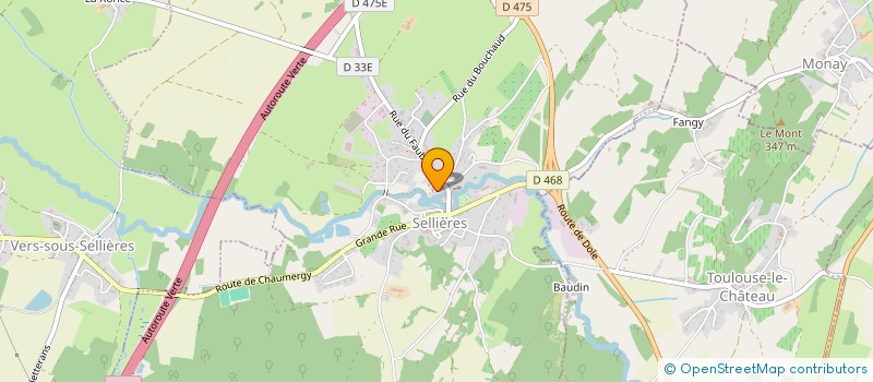 localisation de l'entreprise MADAME MIREILLE MARTIN-CHARTRIE  SELLIERES