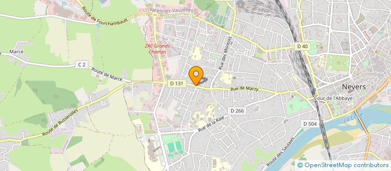 localisation de l'entreprise MADAME MIREILLE MASSON à NEVERS