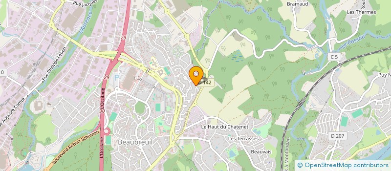 localisation de l'entreprise MADAME MIREILLE MASSON à LIMOGES