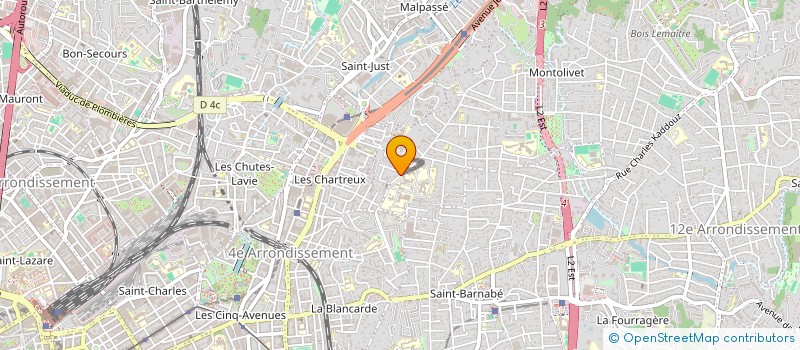 localisation de l'entreprise MADAME MIREILLE MATHIAS à MARSEILLE
