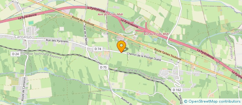 localisation de l'entreprise MADAME MIREILLE MAURER  SAINT-LAURENT-DE-NESTE