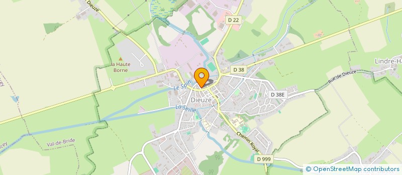 localisation de l'entreprise MADAME MIREILLE MAYEUR  DIEUZE