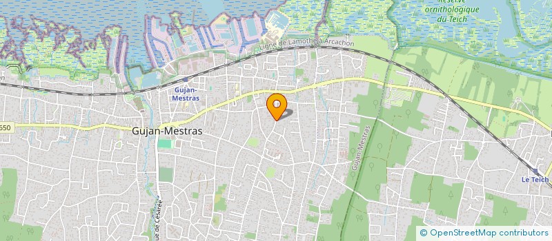 localisation de l'entreprise MADAME MIREILLE MEISTER  GUJAN-MESTRAS