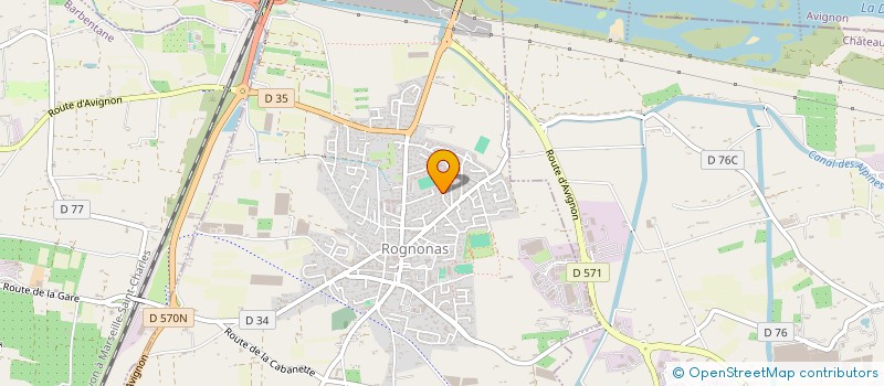 localisation de l'entreprise MADAME MIREILLE MELE  ROGNONAS