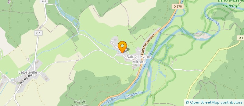 localisation de l'entreprise MADAME MIREILLE MERCIER  BAINVILLE-AUX-MIROIRS