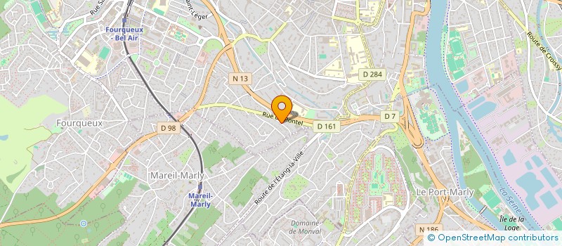 localisation de l'entreprise MADAME MIREILLE METAYER  SAINT-GERMAIN-EN-LAYE