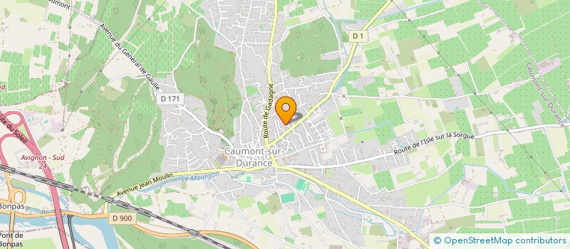 localisation de l'entreprise MADAME MIREILLE MEYER à CAUMONT-SUR-DURANCE