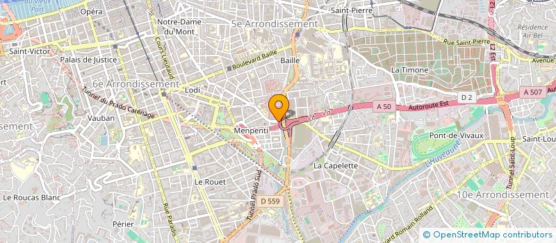 localisation de l'entreprise MADAME MIREILLE MICHOTEY à MARSEILLE