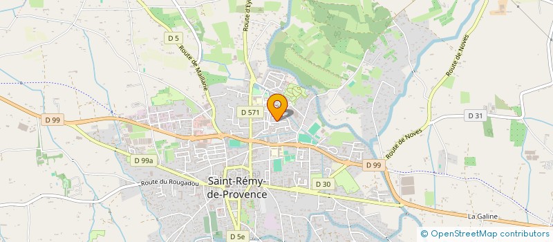 localisation de l'entreprise MADAME MIREILLE MISTRAL  ST REMY DE PROVENCE