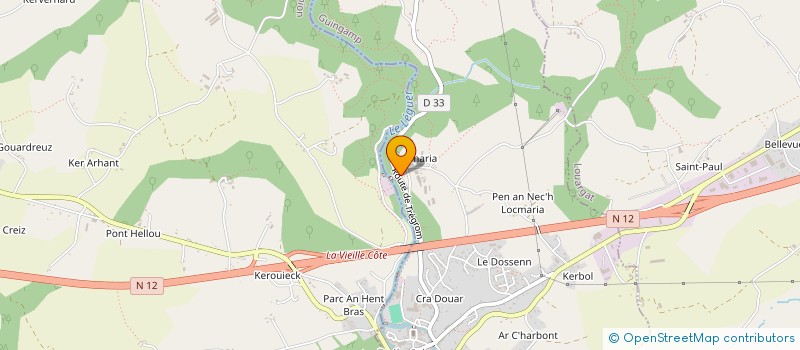 localisation de l'entreprise MADAME MIREILLE MITHOUARD  PLOUNEVEZ-MOEDEC